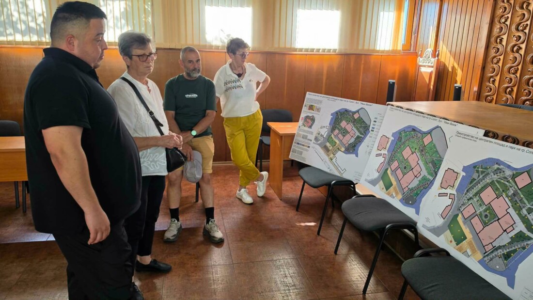 Пълна промяна: Преобразяват централния площад в Сопот (СНИМКИ)
