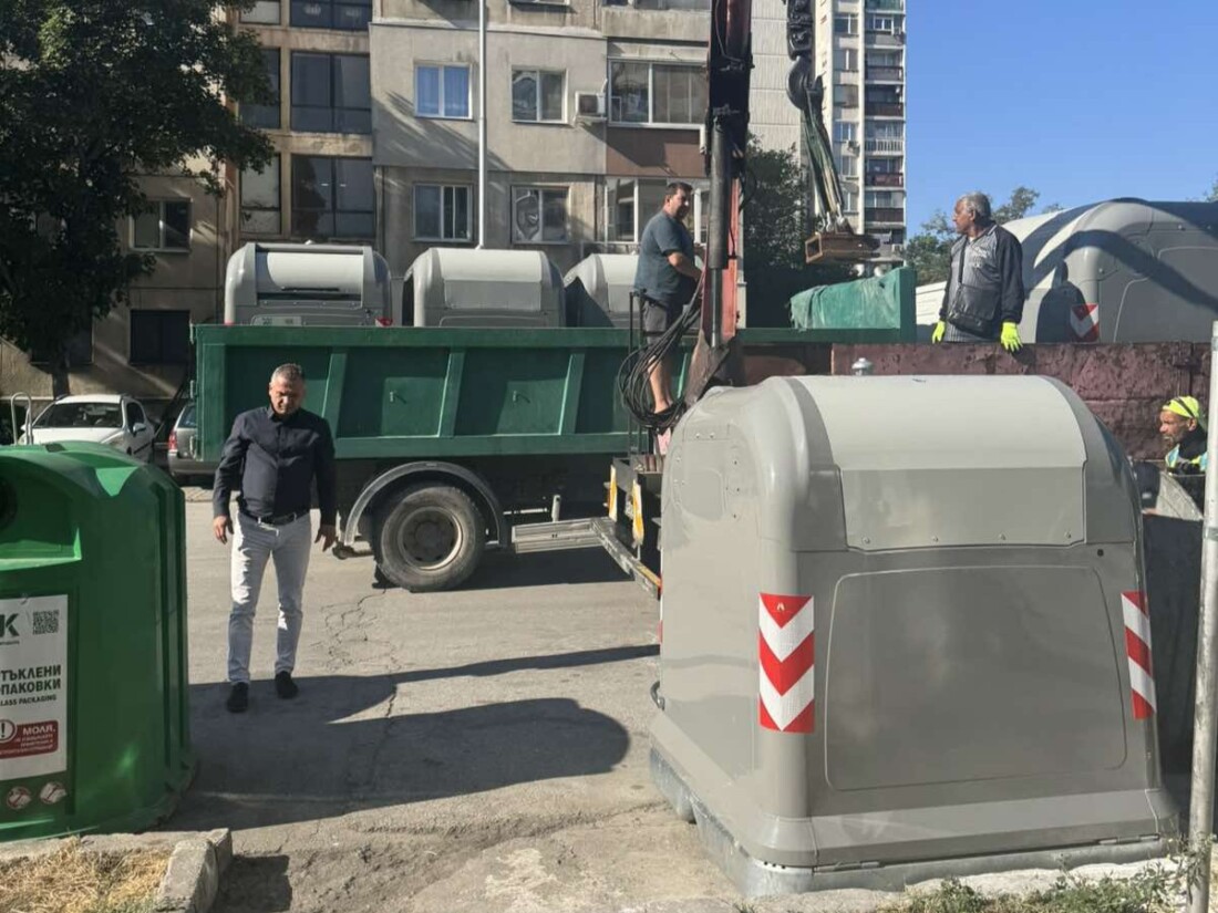 Поставят още 80 нови контейнера от системата НОРД в „Тракия“ (СНИМКИ)