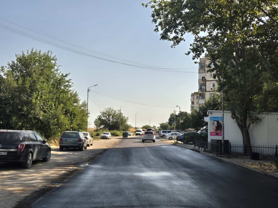 Завърши преасфалтирането на важен пътен участък в пловдивския район „Източен“ (СНИМКИ)