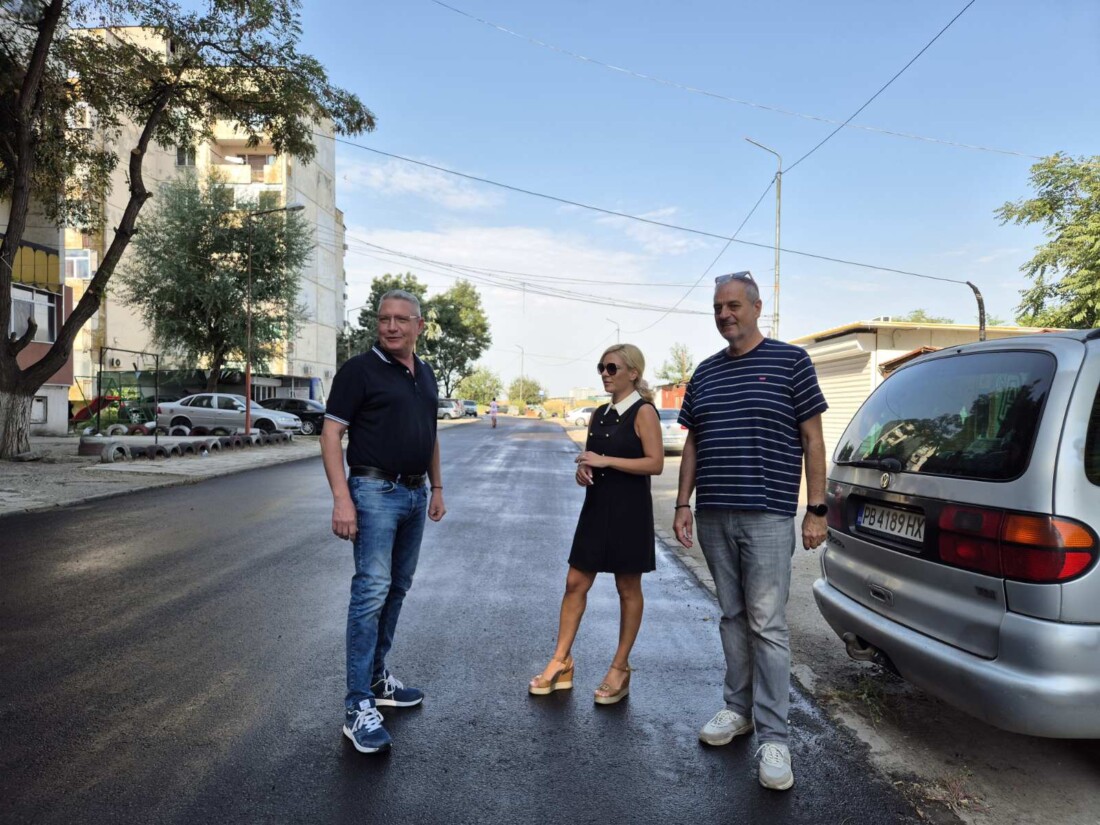 Завърши преасфалтирането на важен пътен участък в пловдивския район „Източен“ (СНИМКИ)
