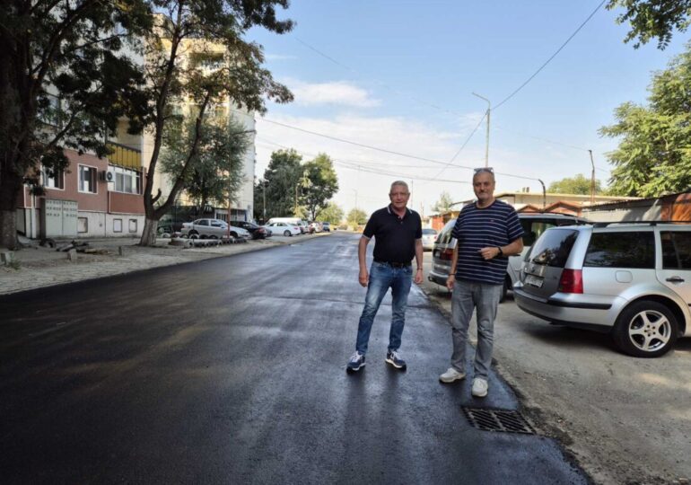 Завърши преасфалтирането на важен пътен участък в пловдивския район „Източен“ (СНИМКИ)