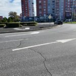 За първи път в „Тракия“: Стрелки по пътната настилка улесняват движението в кръговите кръстовища (СНИМКИ)