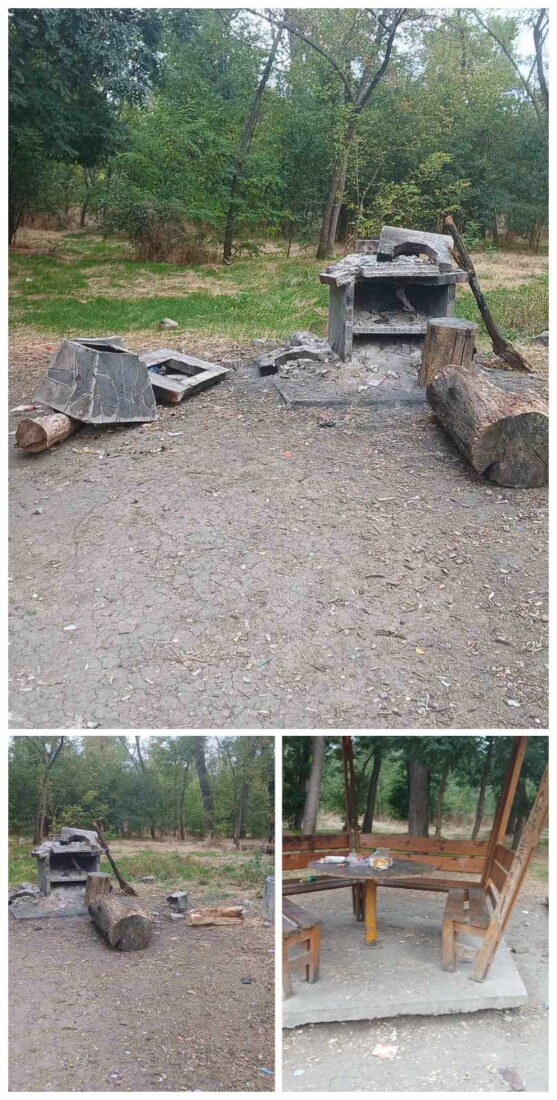 Пореден вандалски акт в парк „Лаута“